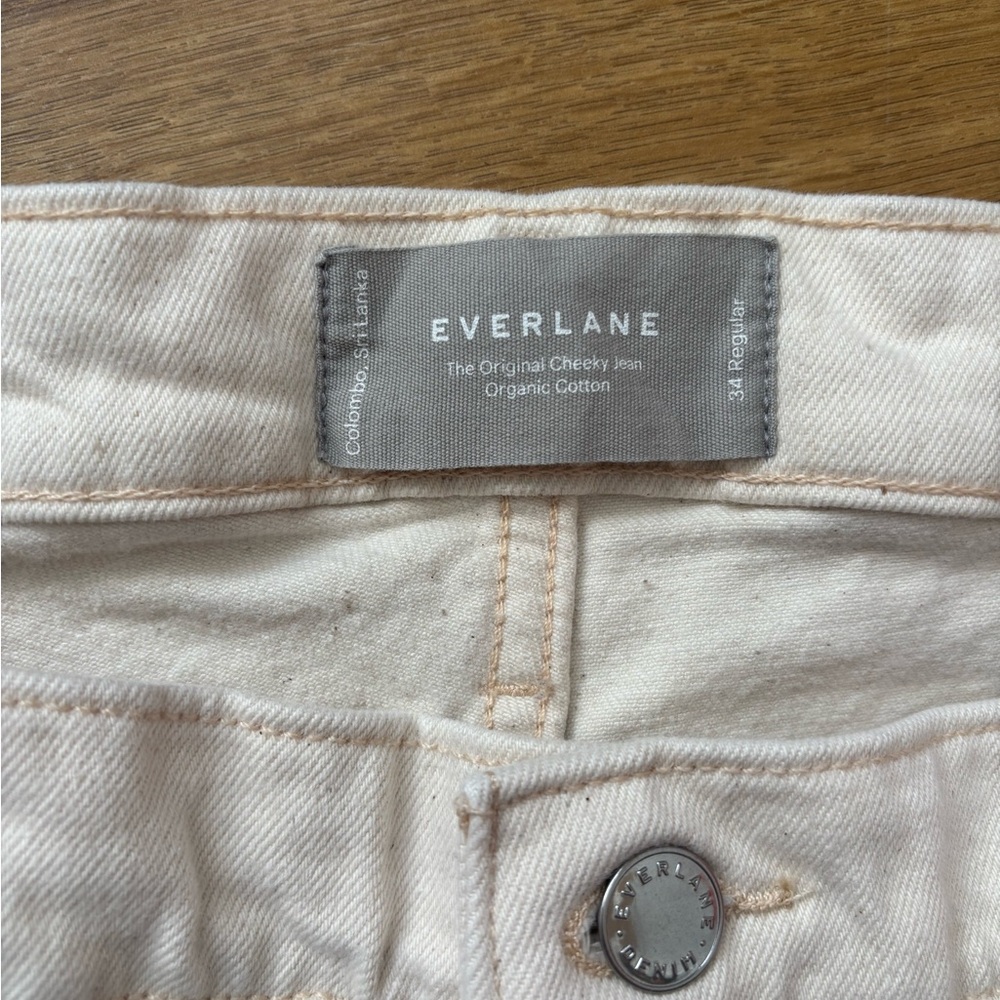 Everlane The Cheeky Jean- Ecru 34